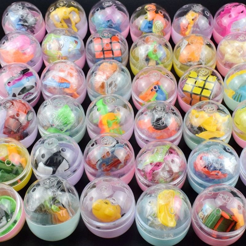 Cartoon Transparent Macaron Gashapon Ball Children Toy